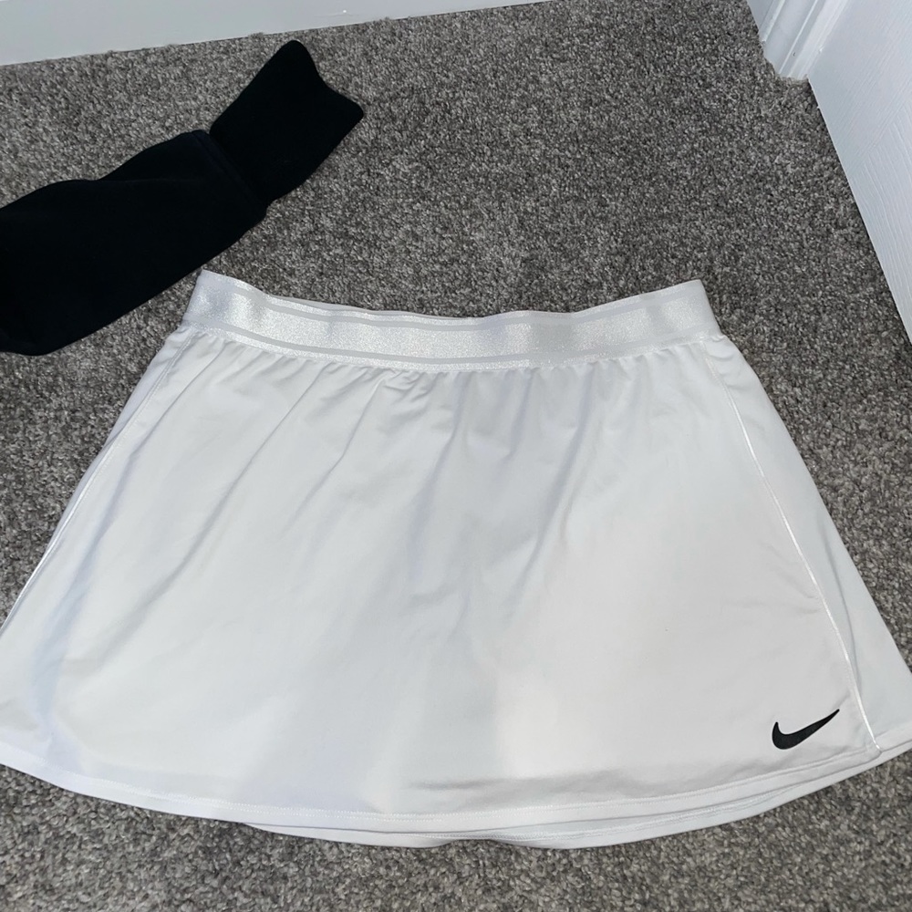 Nike White Tennis Skirt